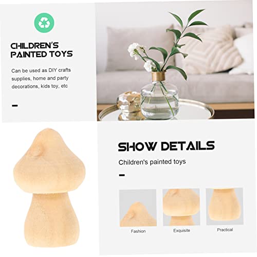 COHEALI 30 Pcs DIY Wooden Ornaments Peg Doll Family Wooden People Unpainted Wooden Figurines Peg Doll Wood Bodies Unfinished Wooden Pegs Nativity COHEALI