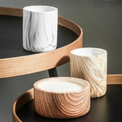 2 PCS Large Jar Resin Mold with Lid Silicone Resin Box Mold, Creative Silicone Pot Molds, for Epoxy Resin Jewelry Trinket Candle Holder Organizer GeoGeoDIY