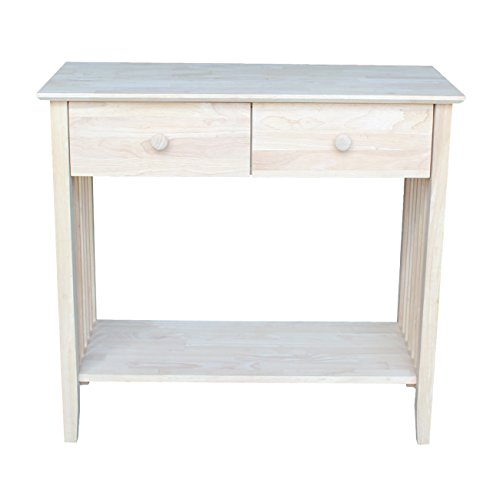 International Concepts Mission Styled Server and Console Table, Unfinished IC International Concepts