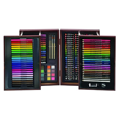 Art 101 Deluxe Art Set, Assorted Colors, 215 Pieces (53215)