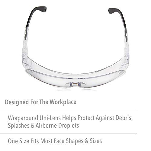 Honeywell Uvex Ultra-Spec 2000 Visitor Specs Safety Glasses with Clear Uvextreme Anti-Fog Lens (S0250X) Honeywell Uvex