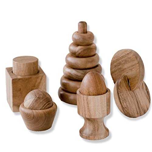 KOOKAROO Montessori Wooden Baby Toys, Montessori Toys for 1 Year Old, Baby Toys 6 to 12 Months, 1 Year Old Toys, Wooden Toys, 6 Month Old Baby Toys, KOOKAROO