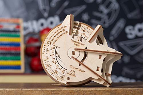 UGEARS STEM Random Generator Model Kit - Creative 3D Wooden Puzzles for Adults, Teens and Children - DIY Mechanical Science Kit for Self Assembly - UGEARS