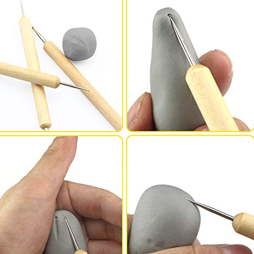 14 PCS Dotting Tools Ball Styluses with Box, Dotting Tools Set Rock Painting, Pottery Clay Modeling Embossing Nail Art LOKUNN