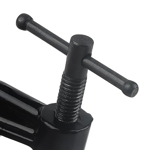 MUKCHAP 10 PCS 1 Inch C Clamp, Black Small C Clamps, Mini G Clamps for Woodworking, Metal Workpiece MUKCHAP