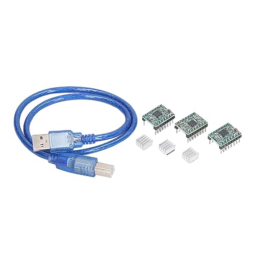 Laser Cutter Control Board 32 Bit Main Board PCBLaser Engraver Mai board with A4988 Step Motor for Engraver 12‑24VDC Walfront