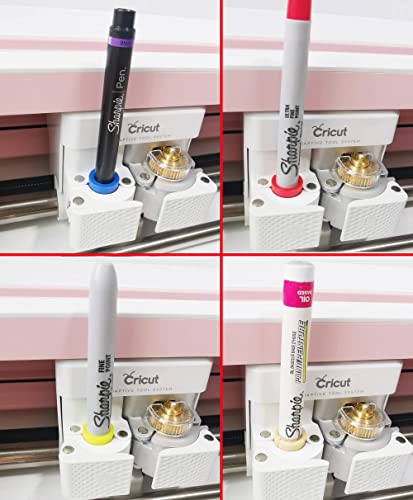 SPPQ 9 Packs Pen Adapter Set Compatible With Cricut(Explore Air, Explore Air 2,Explore Air 3, and MakerMaker 3), Pen Adapter Compatible with Sharpie SPPQ