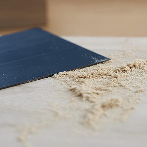 HERMIT TOOLS Cabinet Scraper Burnisher with 4 Piece Multi-Shaped Scraper Set 2 Rectangle 1 Curved (Convex and Concave) and 1 Gooseneck Scraper HERMIT TOOLS