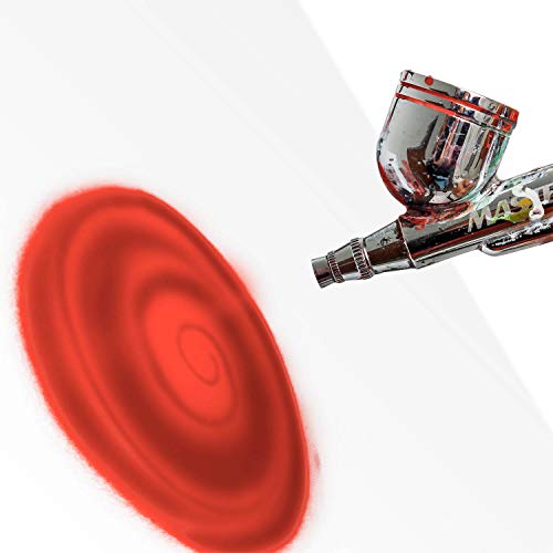 U.S. Art Supply Bright Red Transparent Acrylic Airbrush Paint 8 oz. U.S. Art Supply