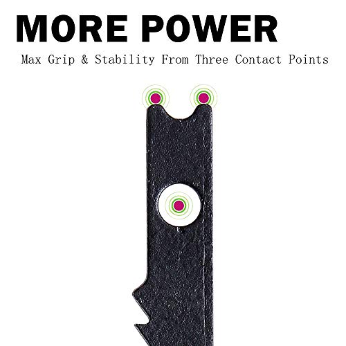 30PCS U-Shank Jig Saw Blade Set for Wood Plastic Metal Cutting Compatible with Bosch DEWALT SKIL Black and Decker Jigsaw Blades U Shank Includes 6T Cozzmts