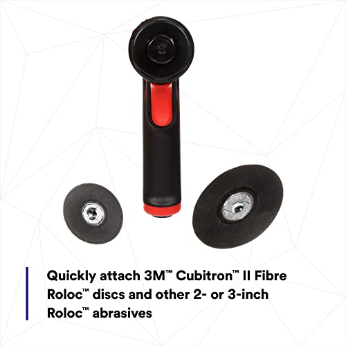 3M Pistol Grip Disc Sander, 33577, 18,000 RPM, 50mm and 75mm, 1 per box, Automotive Tool for Abrasive Disc Grinding, Weld Cleanup, Paint-Stripping 3M