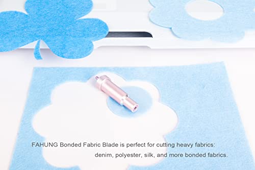 Bonded-Fabric Blade for Maker 3/Maker/Explore 3/Venture/Explore Air 2/Air/One, FAHUNG Fabric Blade and Housing for Cutting Heavy Fabrics Like Denim, FAHUNG
