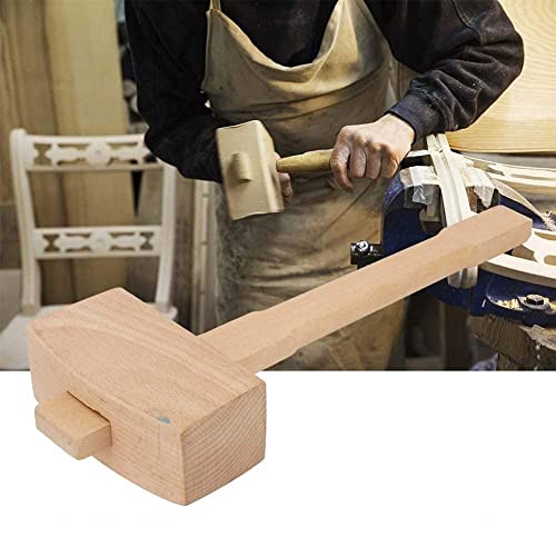 Professional Carpenter Wooden Hammer Wood Tapping 100% Woodworking Tool with Angled Striking Face FTVOGUE