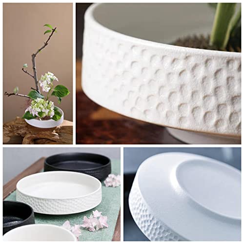 Japanese Ikebana Kit Floral Frog Japanese Flower Arranging Supplies Flower Container with Needle Straightening Tool & Kenzan - 2.4inch Flower Frog, Eggone