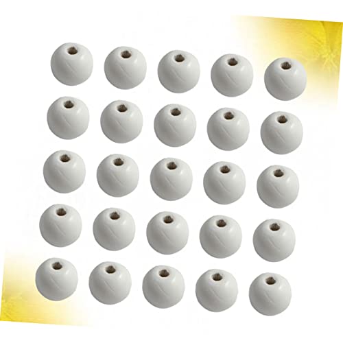 Tofficu 1000 Pcs Wooden Round Balls Unfinished Loose Beads Wood Balls DIY Wood Craft Beads Natural Beads Wooden Beads Bulk Wooden Slices Dics Log Tofficu