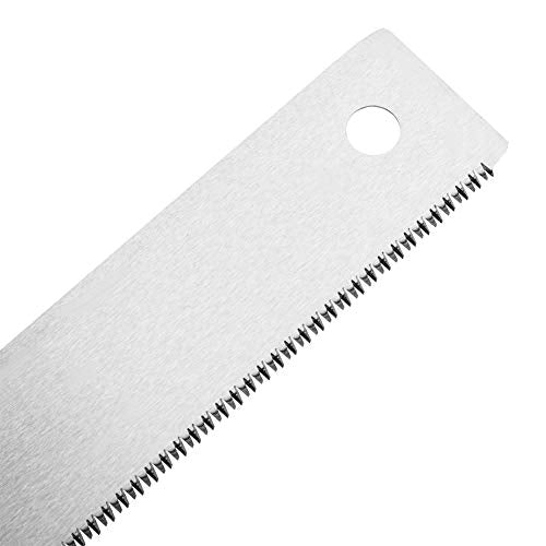 Eboxer Small Hand Saw, Japanese Double Edge Pull Saw with Wooden Handle, Flush Cutting Trim Tool for Carpentry, 12In ASHATA