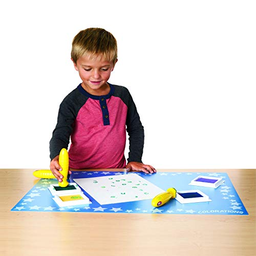 Colorations Flexible, Plastic Mats, Set of 6, Reusable, Sturdy, Durable, Washable, Multi-use, Art, Crafts, Painting, Coloring, Kids Activity, Kids Colorations