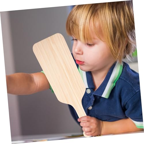 Happyyami Decor Unfinished Paddle Crafts DIY Paddle Cutouts Unfinished Paddle Paddle Cutouts Blank Paddle DIY Paddle Crafts Paddle Painting kit Happyyami