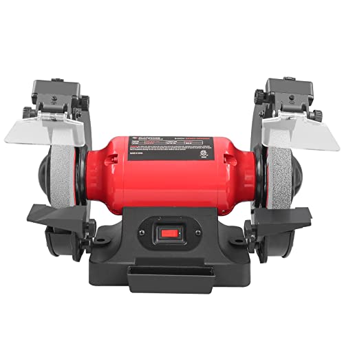 BLACKCUBE 4.8Amp 8 Inch Bench Grinder with Water Cooling Tray