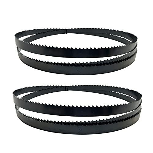 FOXBC 80 Inch x 1/2 Inch x 6 TPI Bandsaw Blade for Sears Craftsman 12" Band Saw - 2 Pack FOXBC