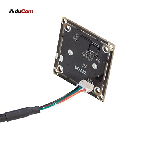 Arducam 8MP IMX179 USB Camera Module, Wide Angle Lightburn Camera with 115°(H) M12 Lens, Single Microphone for Windows, Linux, Android, and Mac OS Arducam