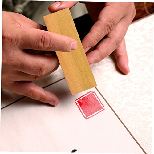 Ciieeo 5pcs Carved Wood Unfinished Wood Whittling Blocks Hobby Kits for Adults Wood Carving Whittling Whittling kit Blank Scrapbook Wooden Stamps for Ciieeo