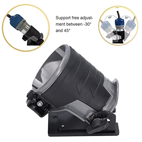 Wood Router Trimmer with Trimmer Base, Tilt Base & Plunge Base - Compact Palm Router Woodworking Kit Multifunctional Electric Hand Laminate Trimmer Atyhao
