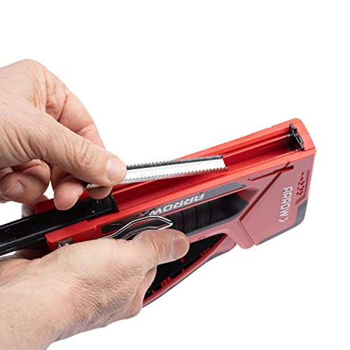 Arrow T501 5-in-1 Manual Staple and Nail Gun, Wire Stapler, and Brad Nailer for Wood, Upholstery, Construction, Insulation, Crafts, Fencing, and Arrow Fastener