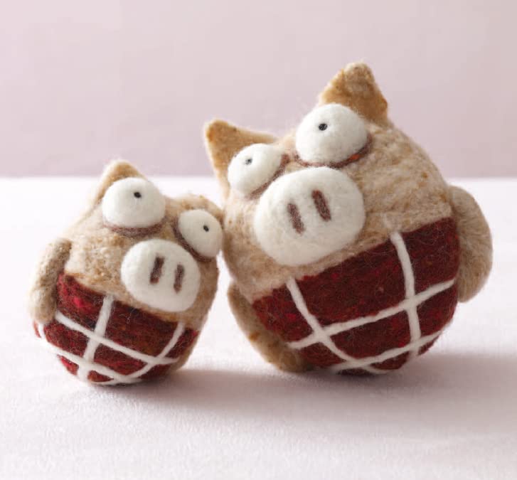 Woolbuddy Felting Wool, Needle Felting Wool, Eco Wool Kit, Felting Wool Pack, Clean, Carded Colored Roving Wool, for Needle Felting Kit Beginner, Wet Woolbuddy