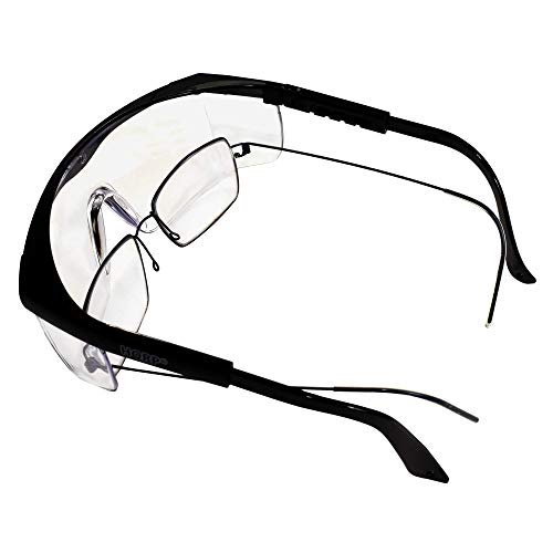 HQRP Clear Tint UV Protective Safety Goggles Glasses for Yard work, Gardening, Lawn mowing, Weed whacking, Hedge trimming, Wood working, HQRP