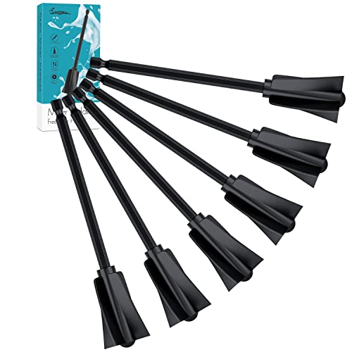 Resin Mixer Paddles, Suzzam 6 Pcs Epoxy mixing paddle Paint Stirrer for drill, Reusable Paint Mixer for Resin, Silicone Mixing, Paint Suzzam