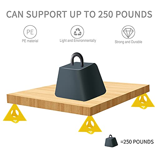 KATA 32pcs Pyramid Stands Painter's Painting Stands,Mini Cone Paint Stands for Canvas and Door Risers Support,Cabinet Paint Pouring KATA