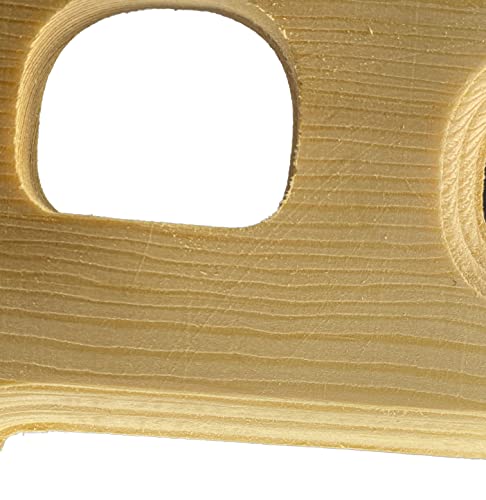 Crafts Central Pine Wood Beveled Wooden Alphabet Letters for Arts & Crafts, Decorations and DIY (M) Crafts Central