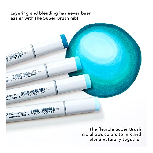 Copic Sketch, Alcohol Markers, 6pc Set, Portrait Copic