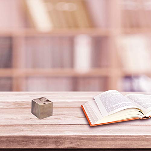 EXCEART 1PC Essential Oil Wooden Diffuser, Portable Natural Aromatherapy Diffuser, Wood Diffuser, Essential Oil Diffuser for Bedroom Office (Square EXCEART