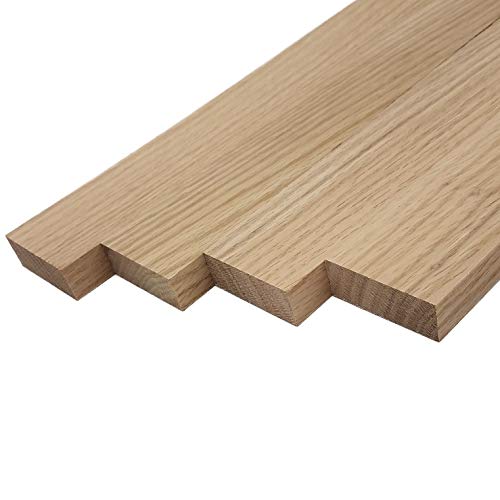Red Oak Lumber Board - 3/4" x 2" (4 Pcs) (3/4" x 2" x 48") Barrington Hardwoods