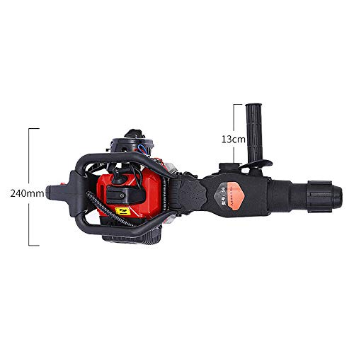 32.7CC Demolition Hammer Gas Powered, 2-Stroke 2.4HP Gasoline Hammer Drills Concrete Breaker with 3 Drills & 2 Chisels CNCEST