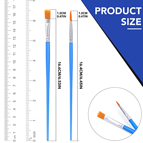 AROIC Paint Brushes Set,110 pcs Nylon Hair Brushes for Acrylic Oil Watercolor Artist Professional Painting Kits AROIC