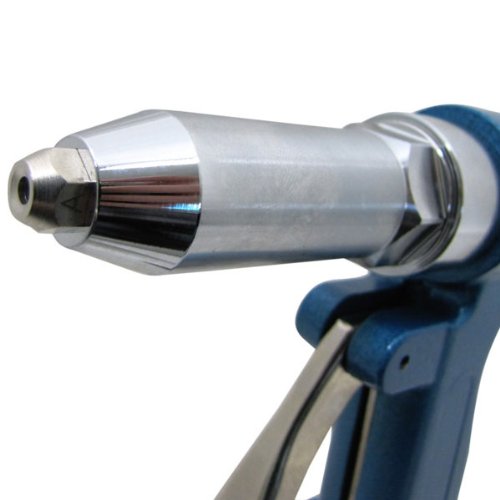 Air Powered Rivet Gun Pneumatic Riveter Gun Air Hydraulic Riveter Blind Rivet Gun (Rivet Nozzle Adapters Included) EZ Travel Collection