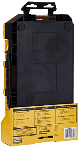 DEWALT Socket Set, Metric, 10-Piece, 3/8" and 1/2" Drive, with Impact Extensions (DWMT74741) DEWALT