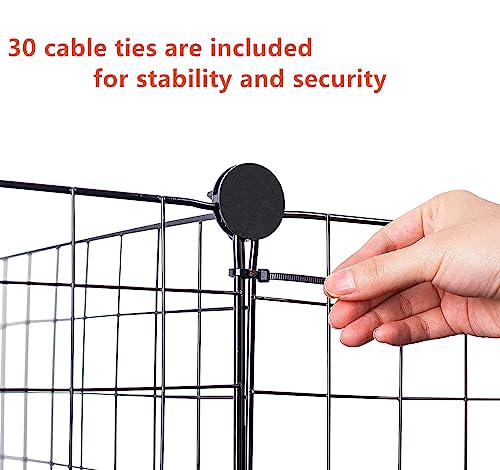 AWTATOS Closet Organizer, Wire 8 Cube Storage Organizer, DIY Portable Closet Clothes Organizers Storage Shelves with Partition, Cubby Shelving for AWTATOS