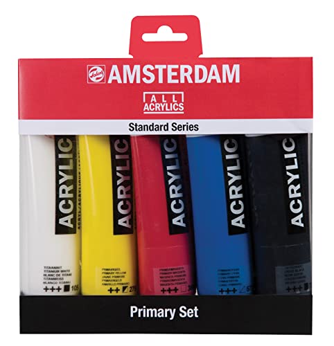 Amsterdam Standard Series acrylics primary set 5x 120 ml Amsterdam