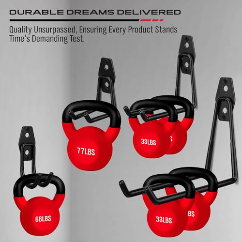 Garage Tool Storage Wall Hook Assortment Set: 15PCS Heavy Duty Large Hanger Garden Tool Organizer Ladder Bike Rack Yard Tool Holder Shed Shovel Metal SEDY