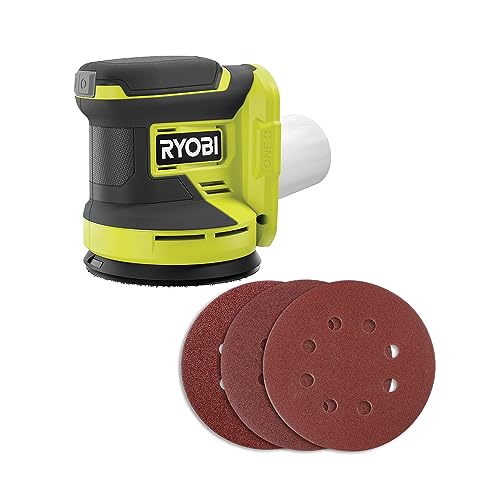 Ryobi One+ 18v 5" Random Orbit Sander Reduced Vibration (Renewed) RYOBI