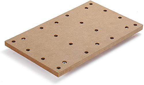 Genmitsu CNC MDF Spoilboard Table for 3018 CNC Router Machine, 30 x 18 x 1.2cm (11-4/5''x 7''x 1/2''), M6 Holes (6mm), Screws and Nuts Included Genmitsu