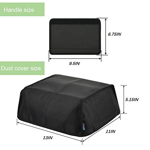 Dust Cover Nylon Fabric Protector for Cricut Easy Press 2, Protect Cover for Heat Press Machine with a Protective Handle (Dust Cover+Handle, 12"x10") Bluecell World