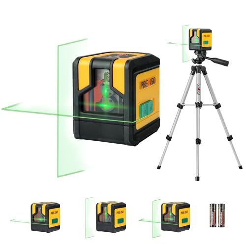 PREXISO 2-in-1 Laser Level with 100Ft Point & 30Ft Line, Magnetic Leveler  for Construction, Home Renovation
