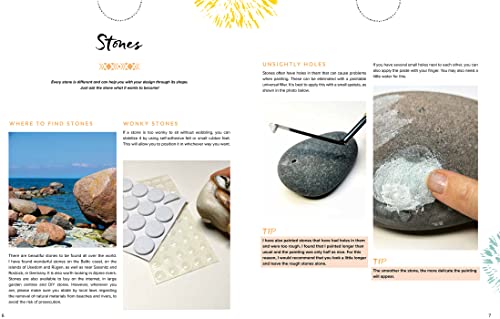 Painting Stones: How to turn rocks & pebbles into mini works of art! WoodArtSupply