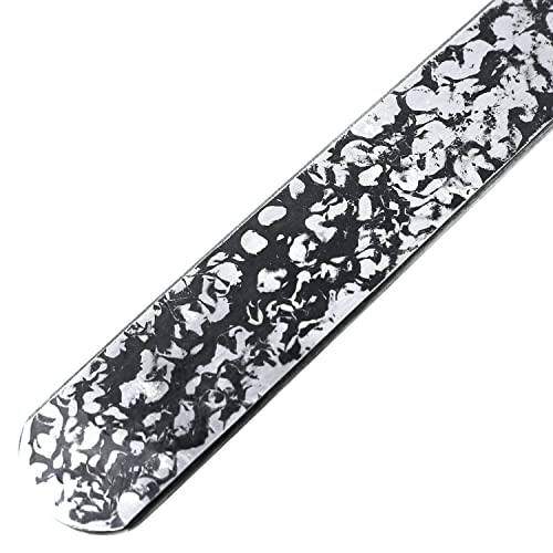 KAKURI Kiridashi Knife Right Hand 21mm, Professional Razor Sharp Hand Forged Japanese Carbon Steel Blade Hammered Pattern for Woodworking, Marking, KAKURI