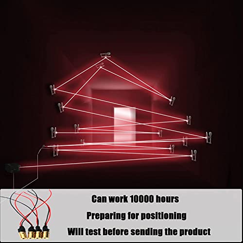 650nm red light laser module industrial laser module adjustable focal length6.2mm(point-2packs) BEITESI